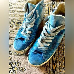 Designer Golden Goose High Rise Sneakers